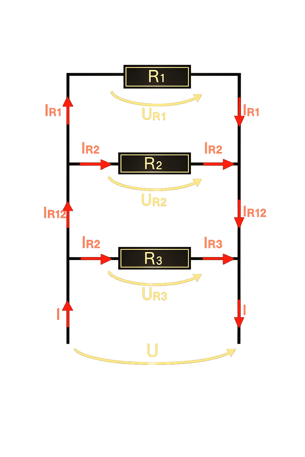 Circuit parallèle - Résistances en parallèle
